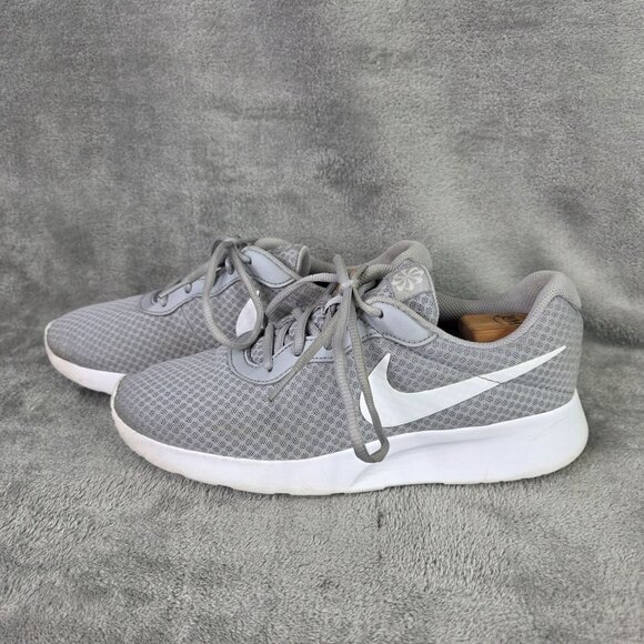 Men Nike Tanjun Gray Mesh Sneakers Lightweight Breathable Athletic Shoes US 11 - Picture 7 of 7